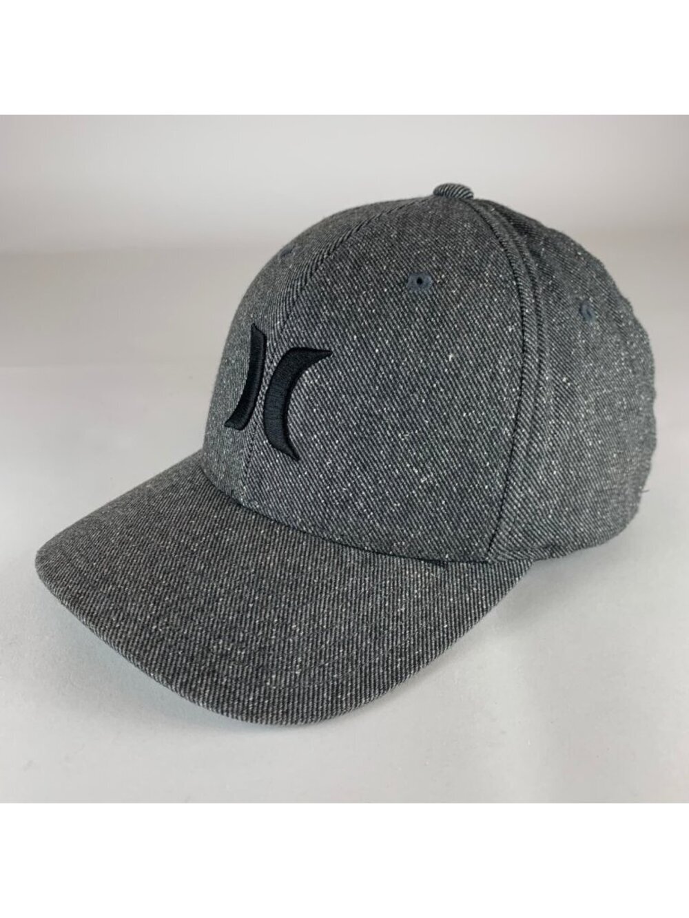 Hurley Gray Stretch Fitted Hat Mens L/XL